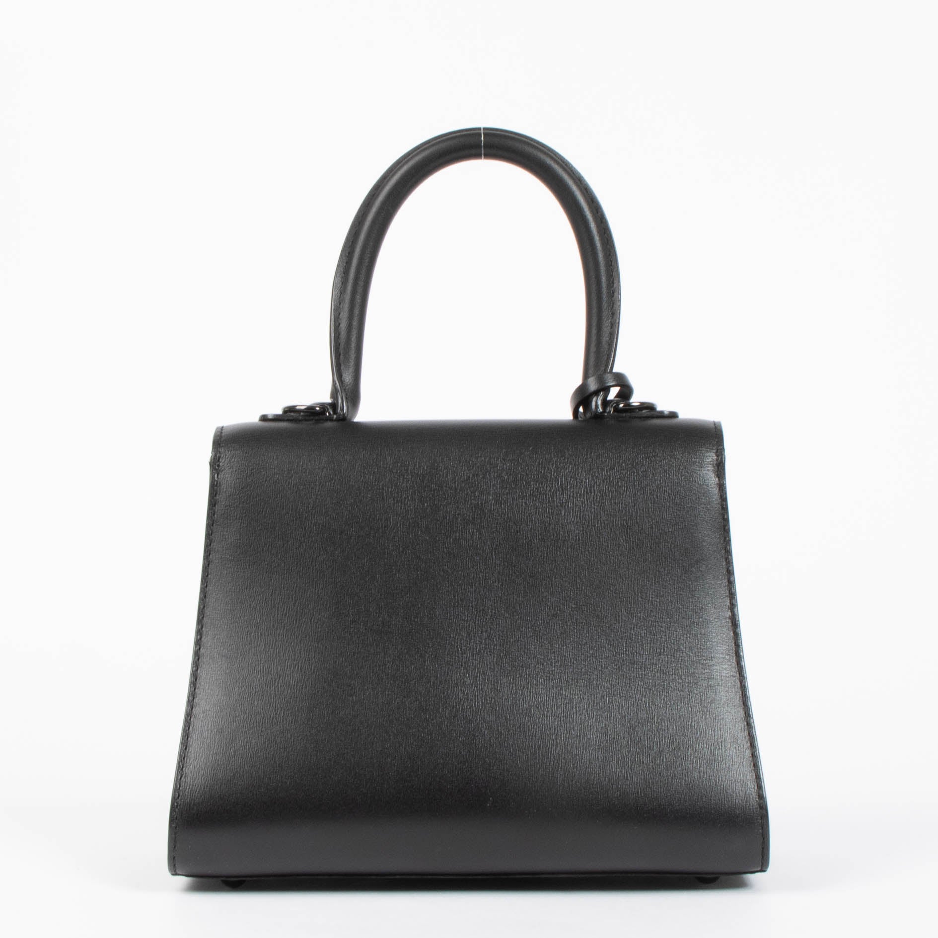 Delvaux All Black Box Calf Brillant Mini Bag – Labellov
