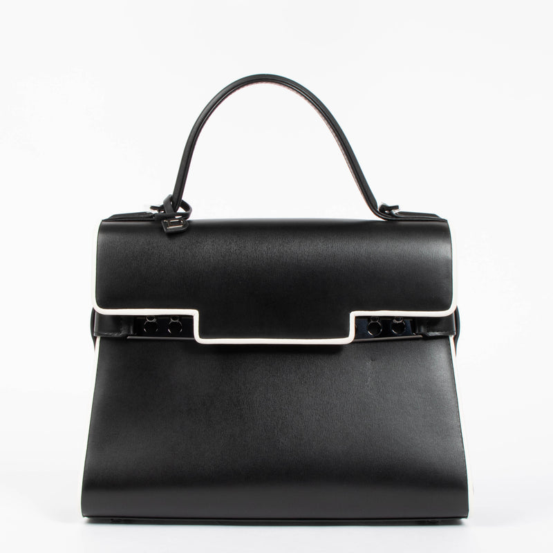Delvaux Black/Ivory Tempête MM Illusion