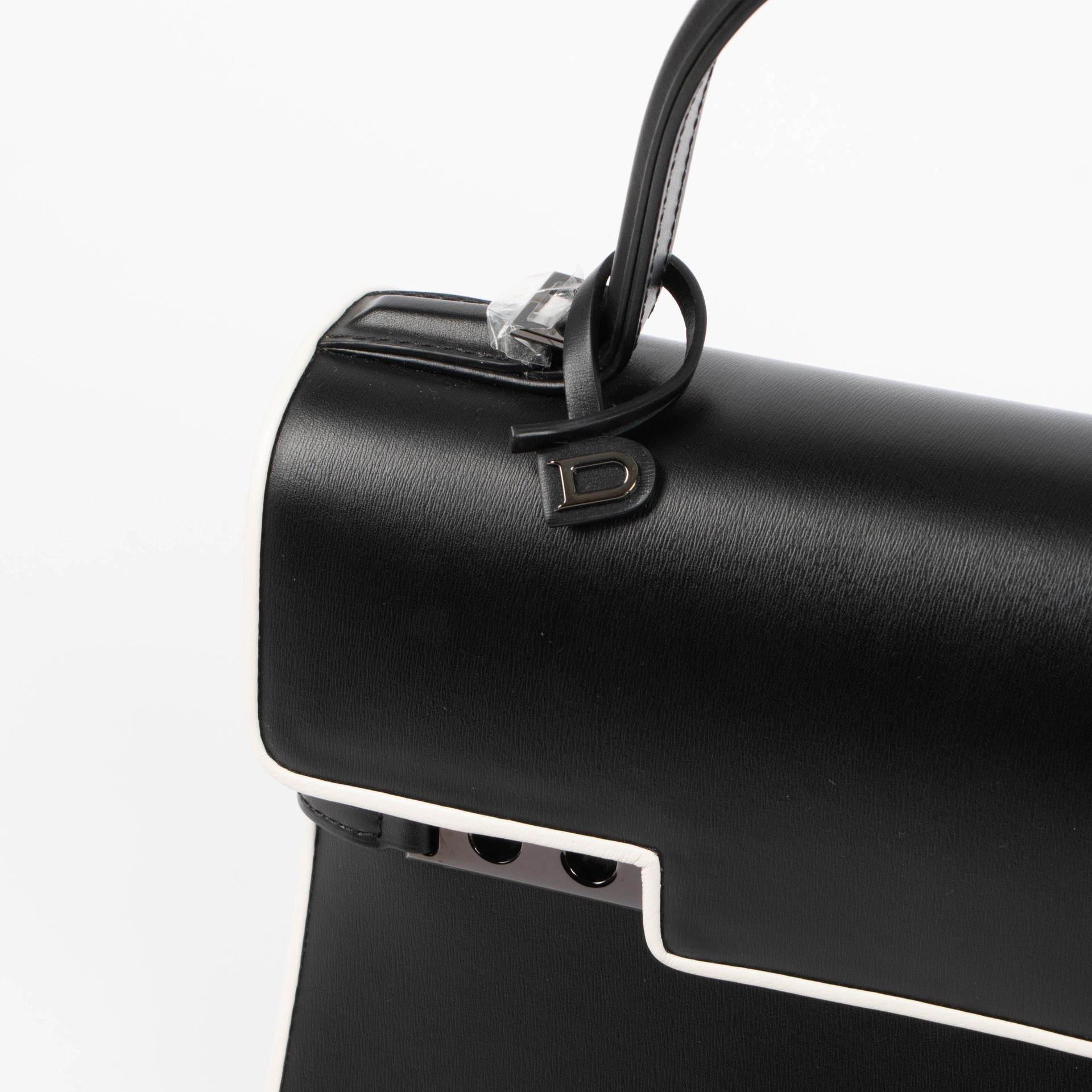 Delvaux Black/Ivory Tempête MM Illusion