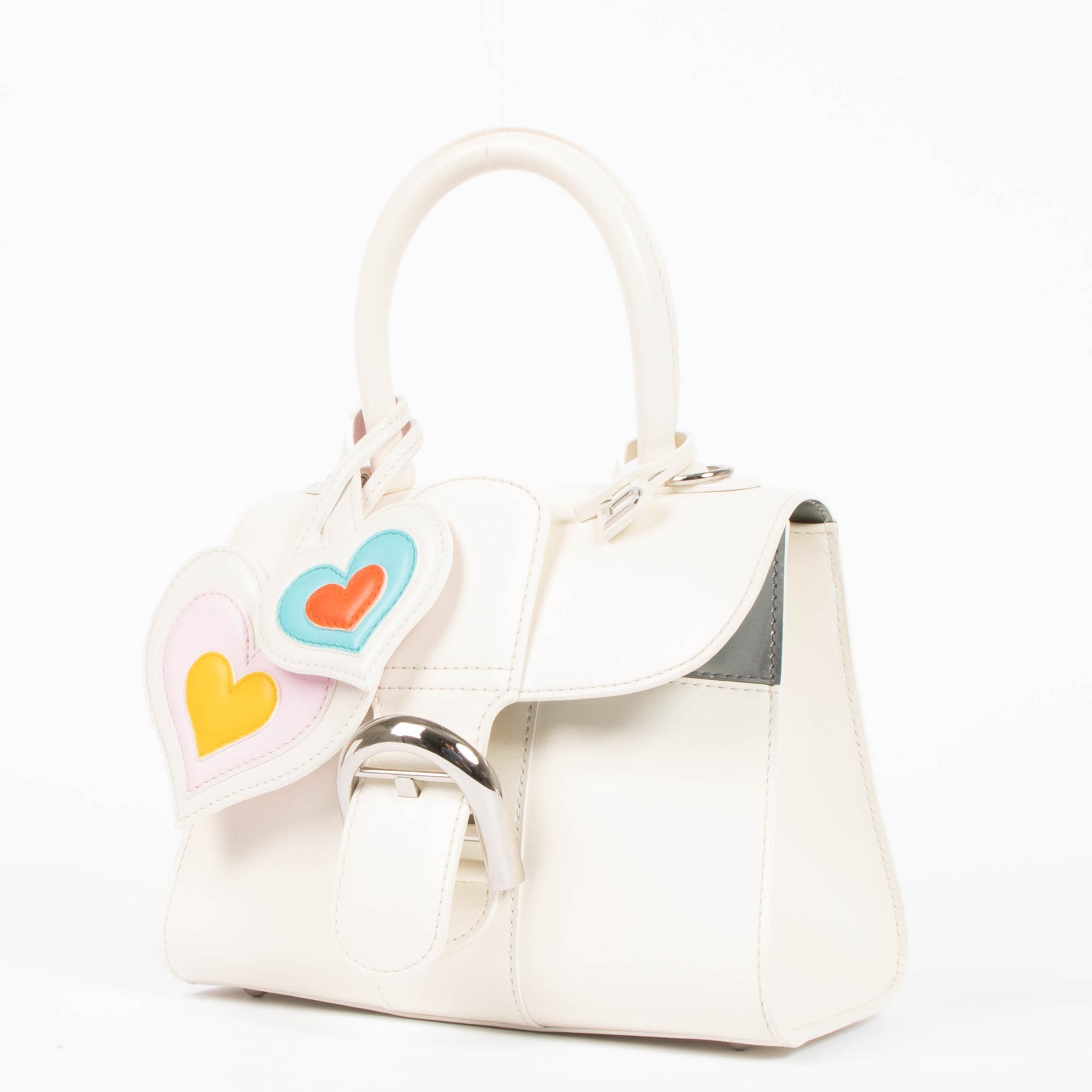 Delvaux Ivory Box Calf Brillant Mini Mirage