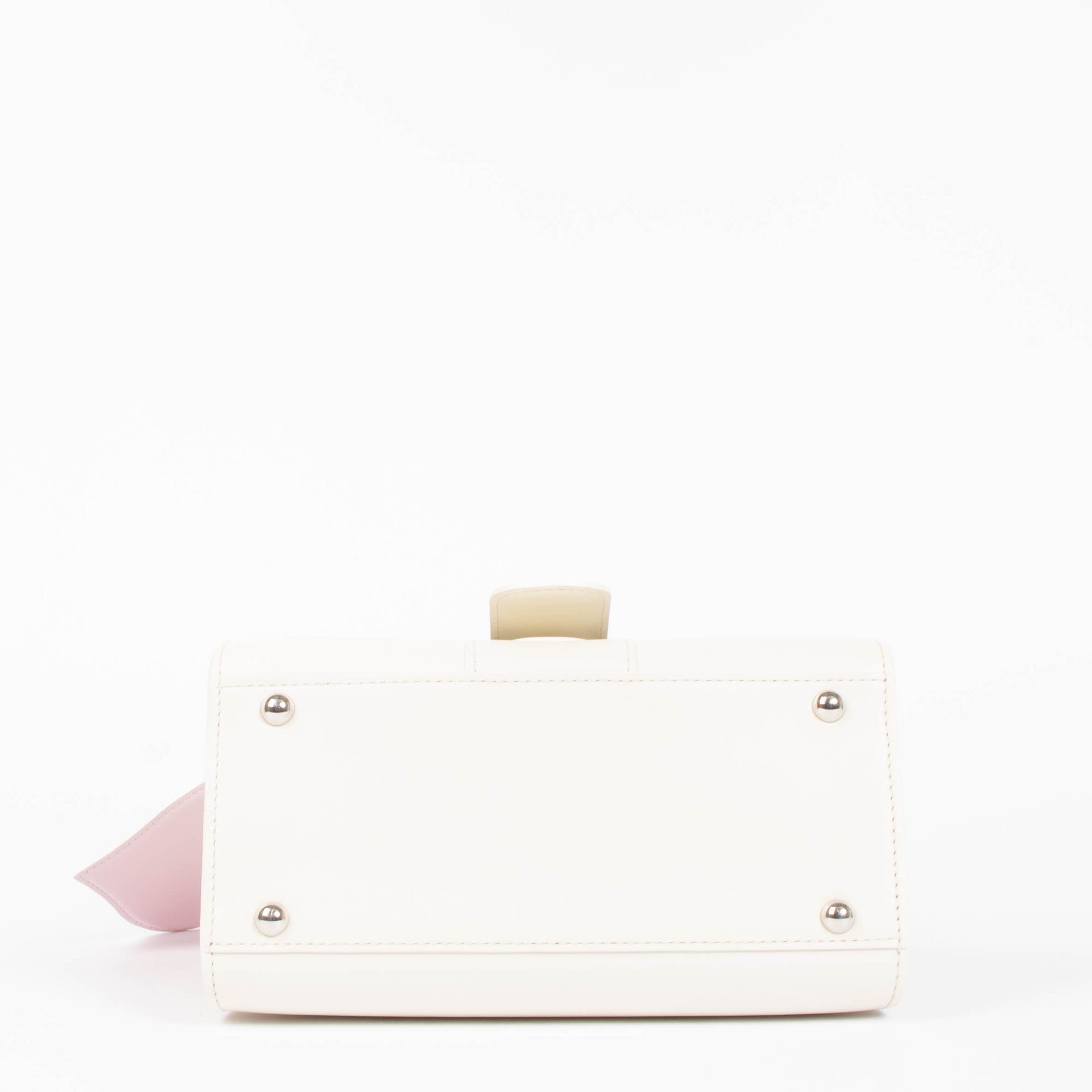 Delvaux Ivory Box Calf Brillant Mini Mirage