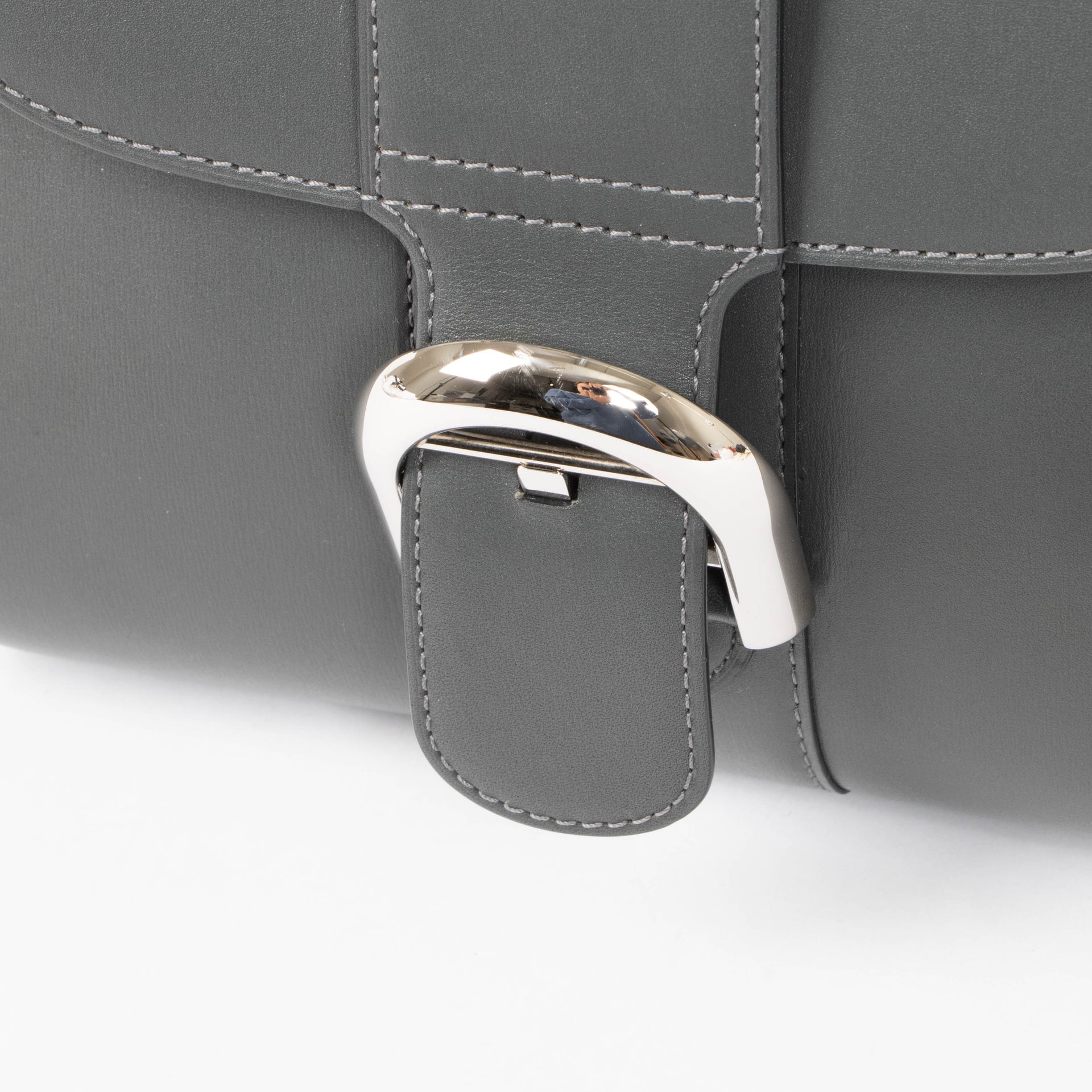 Delvaux Smoke Box Calf Brillant Mini Mirage