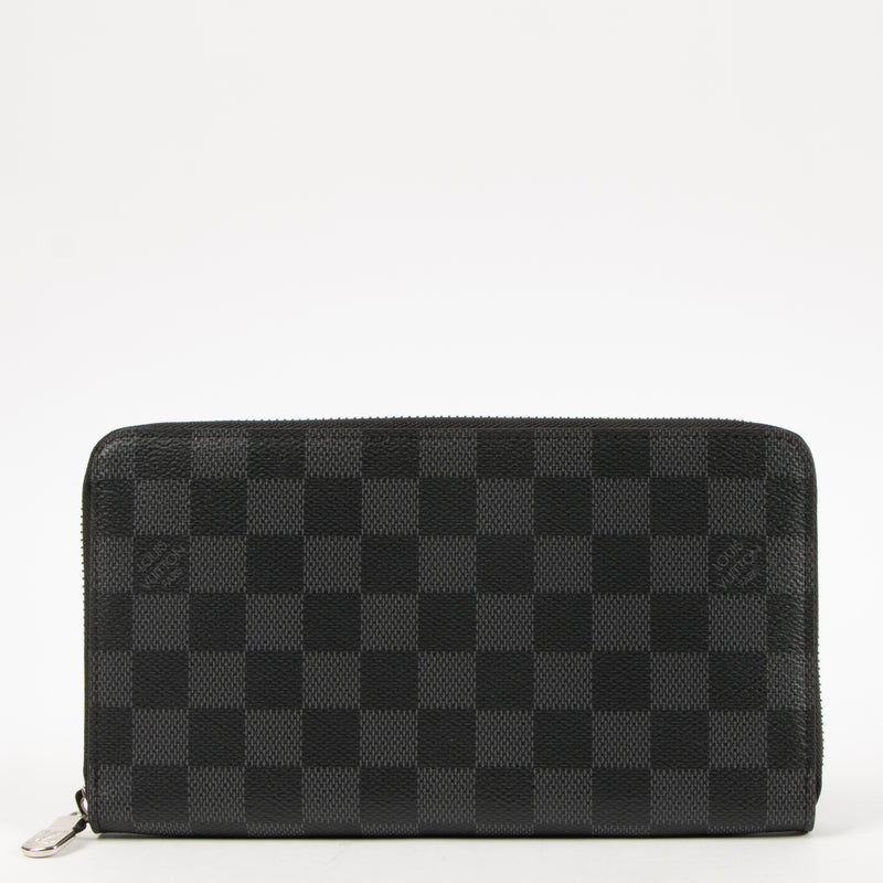 Shop this authentic Louis Vuitton Damier Graphite Zippy Vertical Wallet Pre-Loved on Labellov.com
