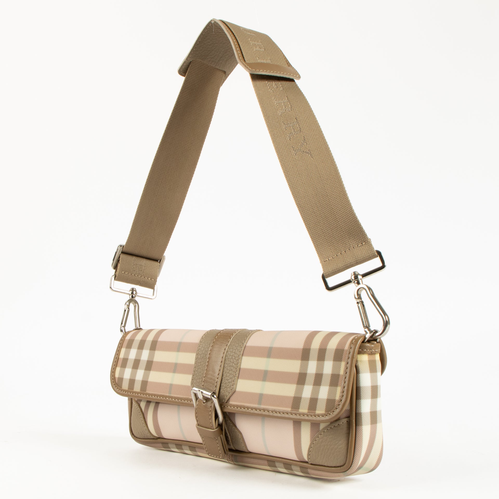 Burberry Check Baguette Bag