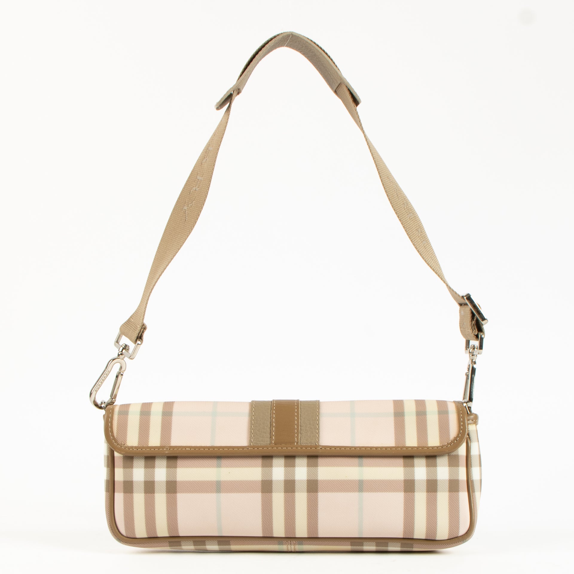 Burberry Check Baguette Bag