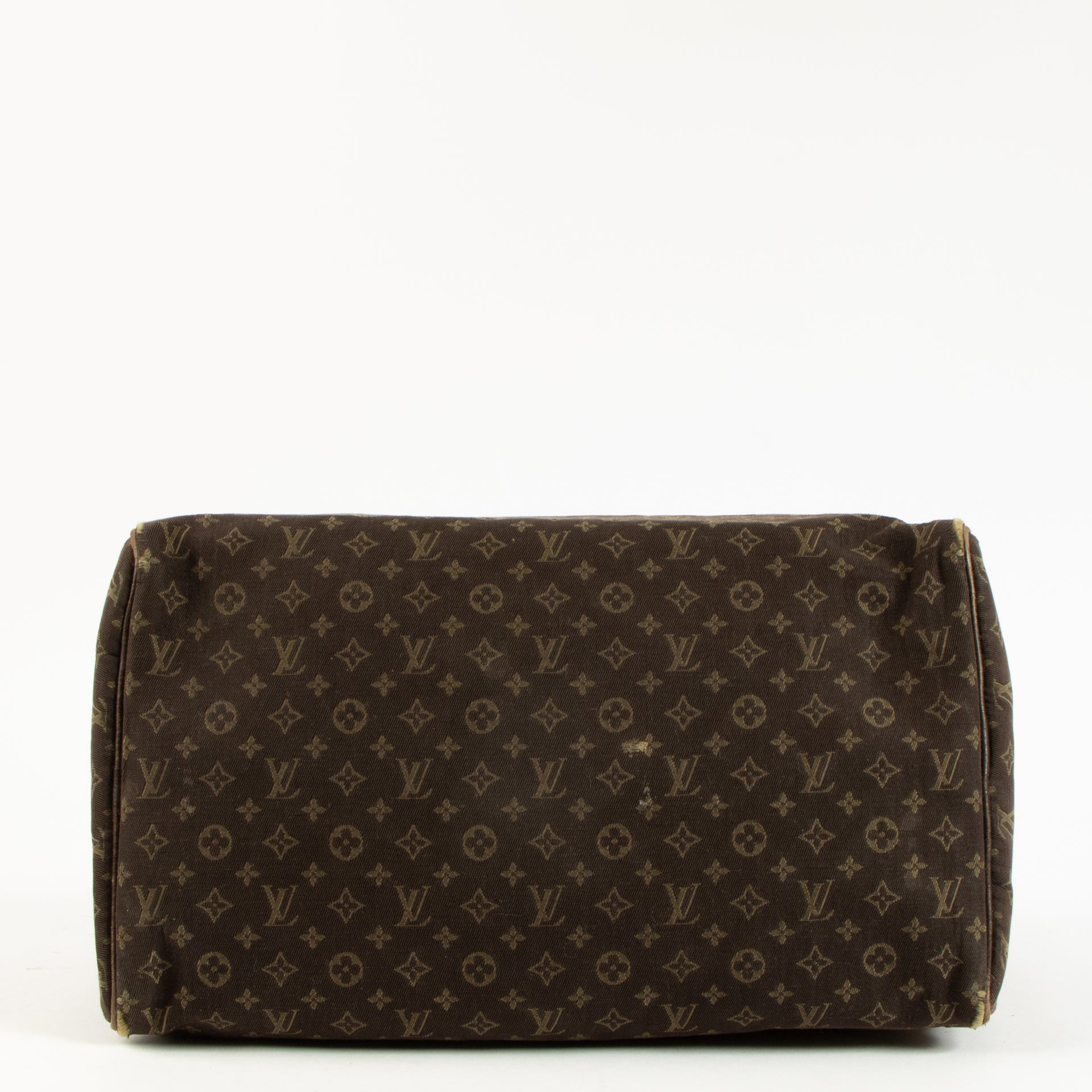 Louis Vuitton Ebene Monogam Mini Lin Speedy 30 + Sarah Wallet