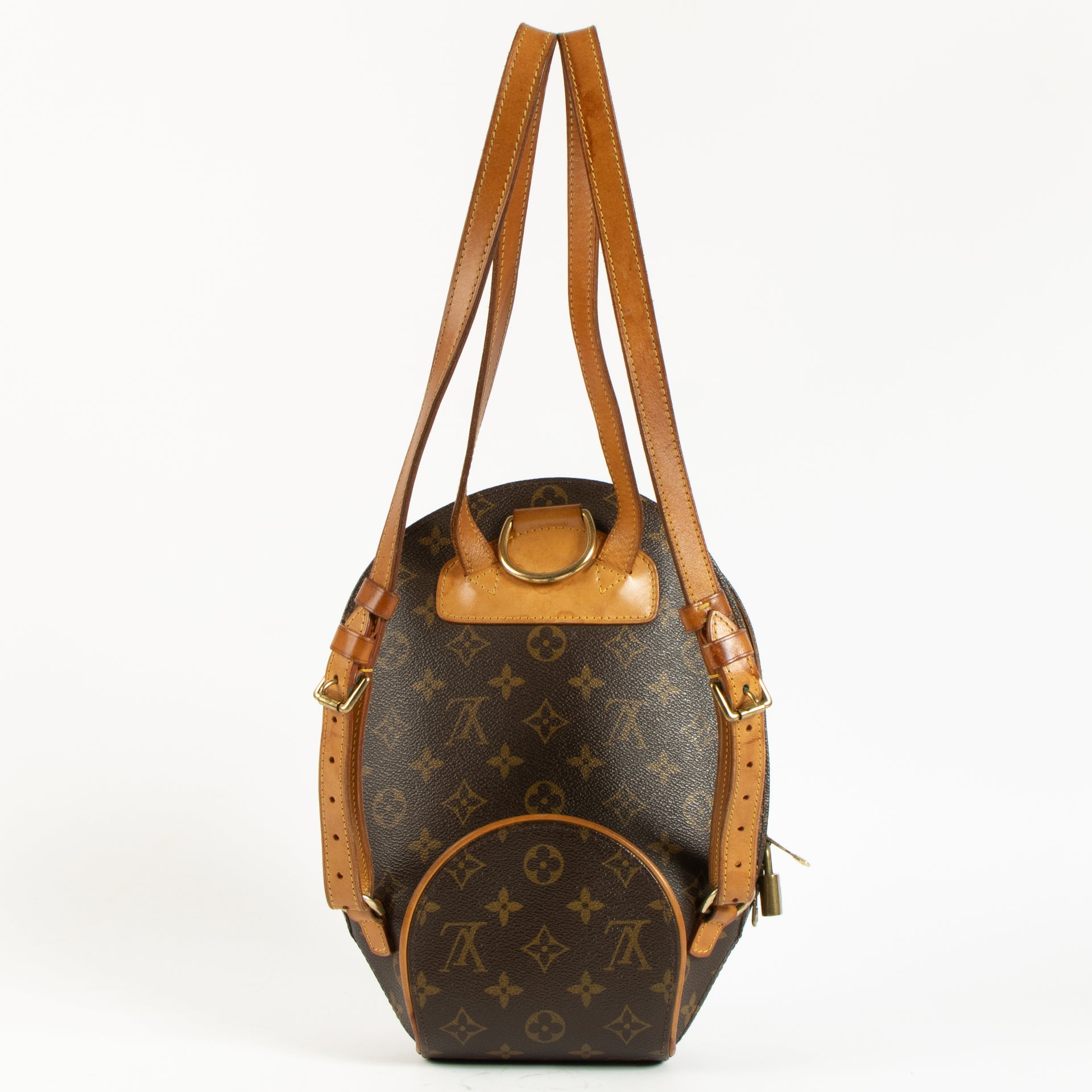 Louis Vuitton Monogram Ellipse Backpack + Sarah Wallet