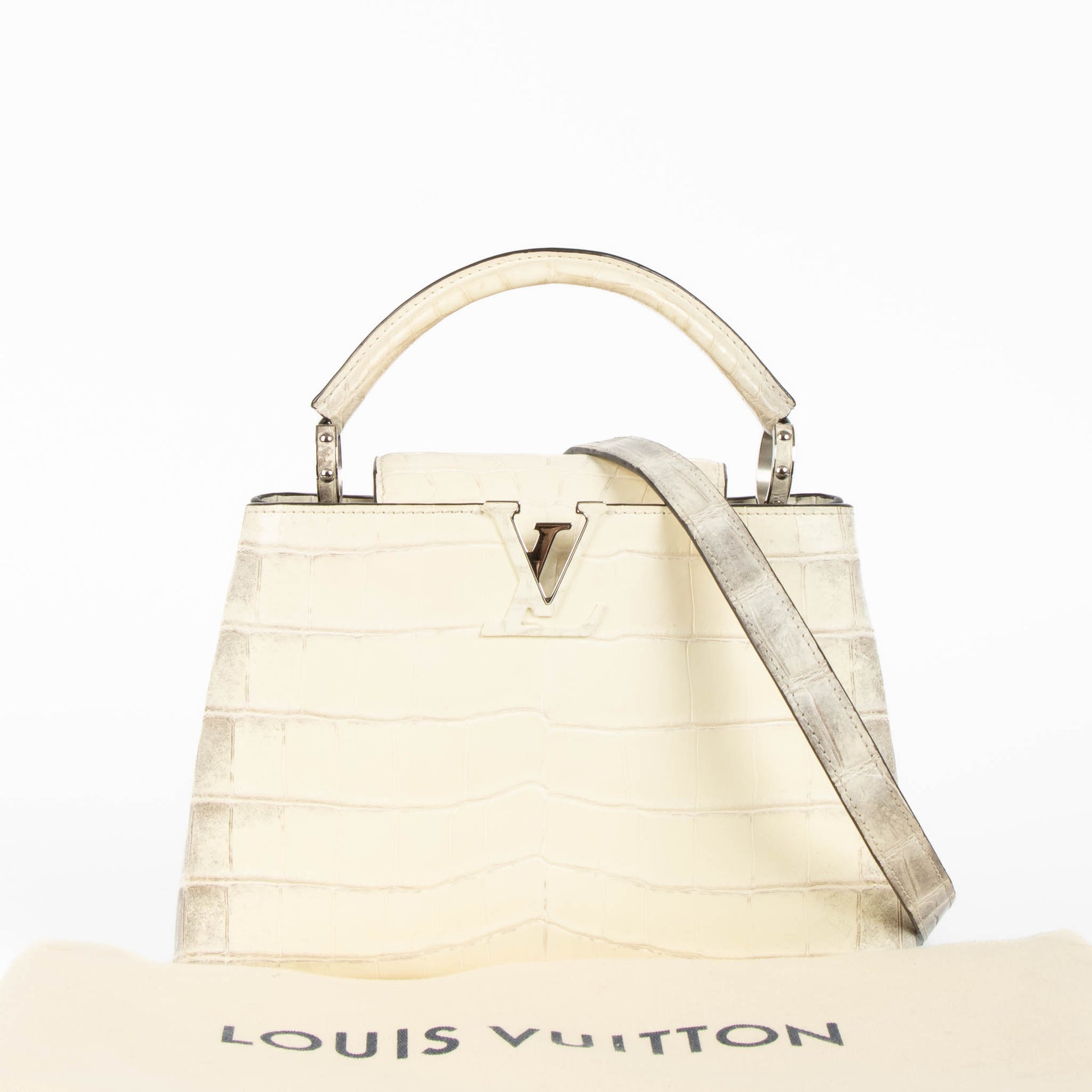 Louis Vuitton Sahara Krokodil Capucines BB Tas
