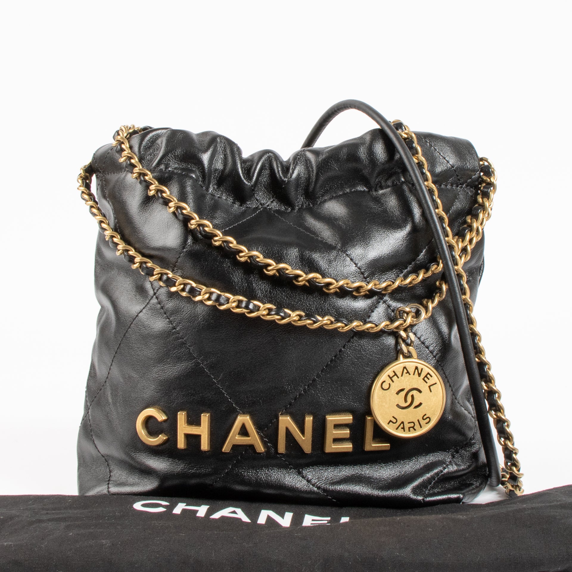 Chanel Black Mini Chanel 22 Bag