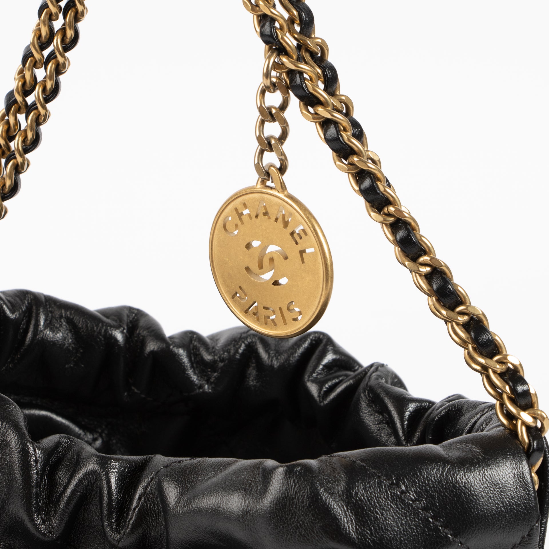 Chanel Black Mini Chanel 22 Bag