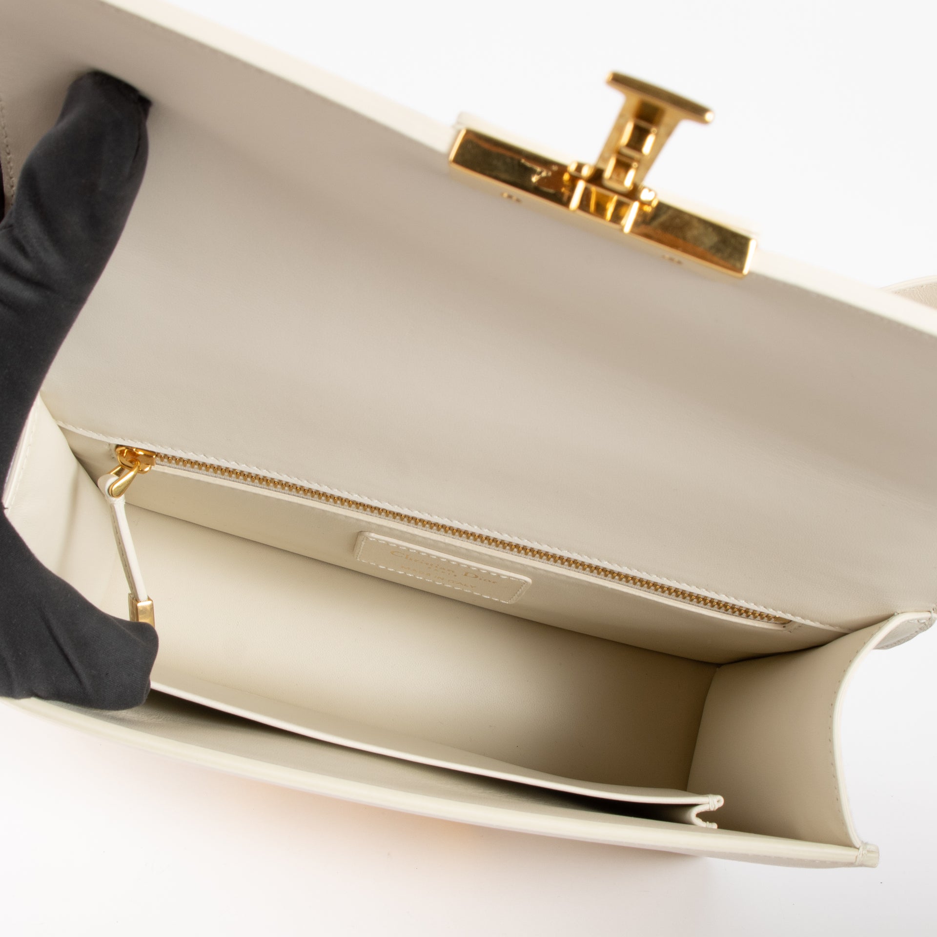 Christian Dior Latte Calfskin 30 Montaigne Bag