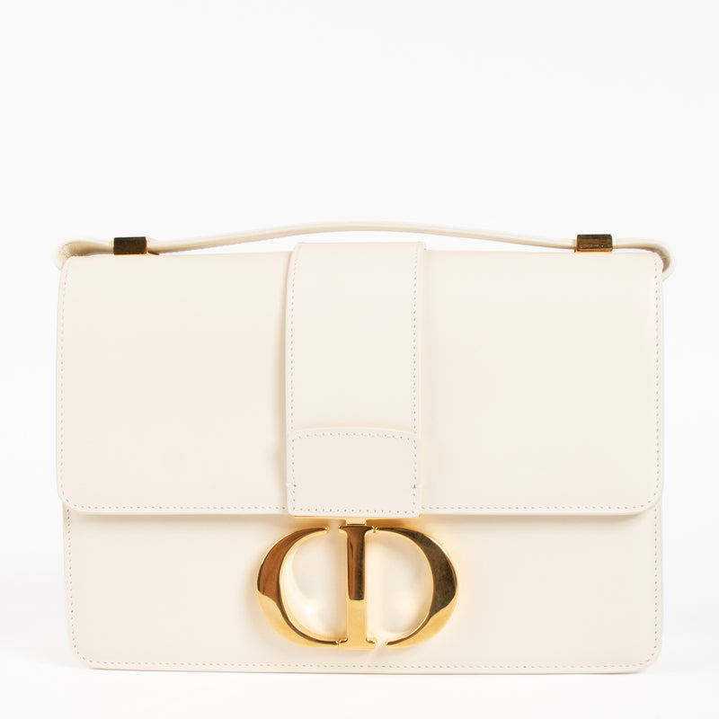 Christian Dior Latte Calfskin 30 Montaigne Bag