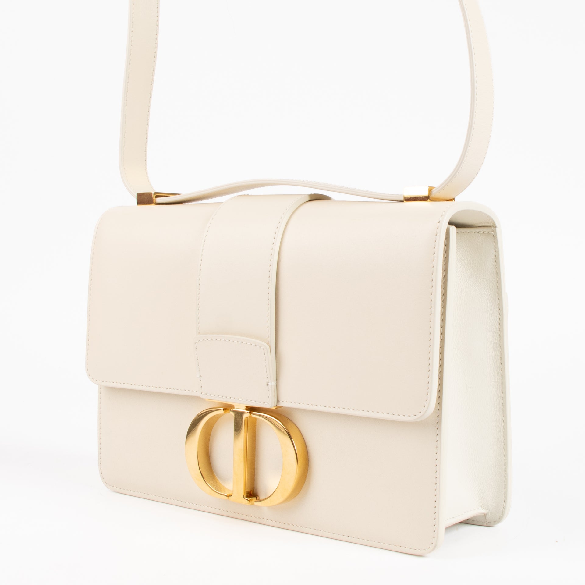 Christian Dior Latte Calfskin 30 Montaigne Bag