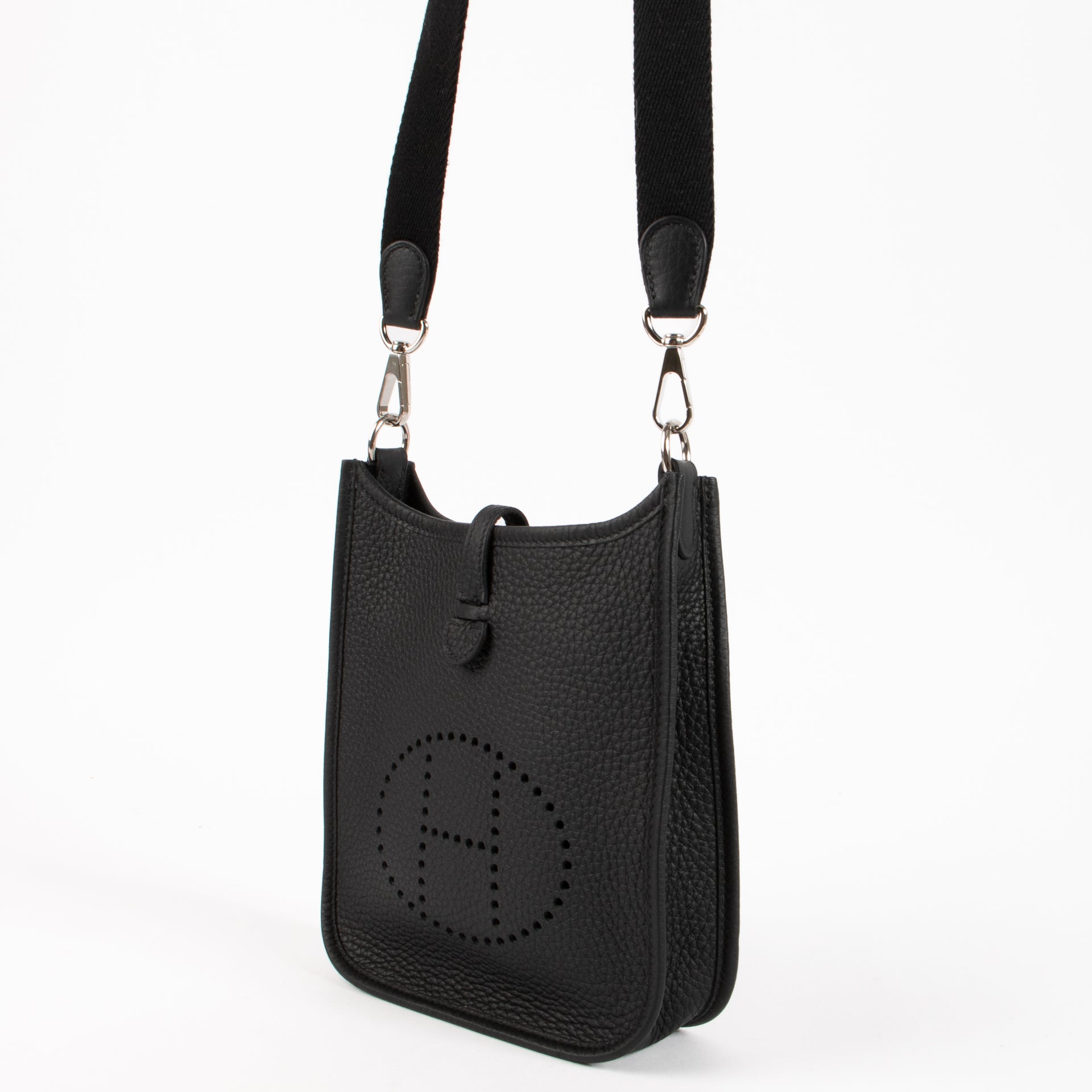 Hermès Evelyne 16 Black Clemence PHW