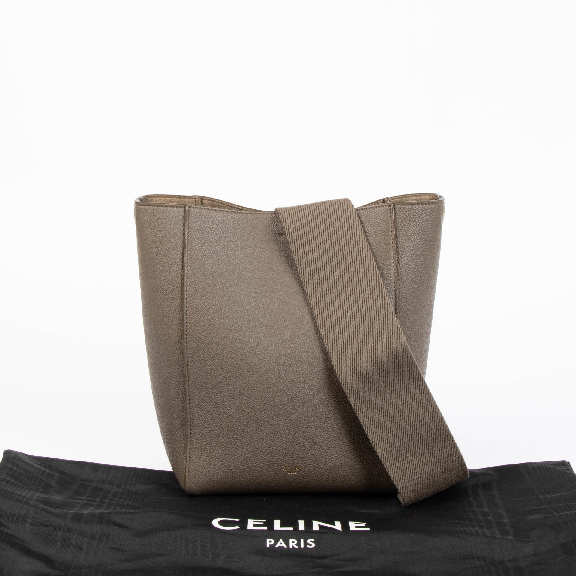 Celine Taupe Seau Bag