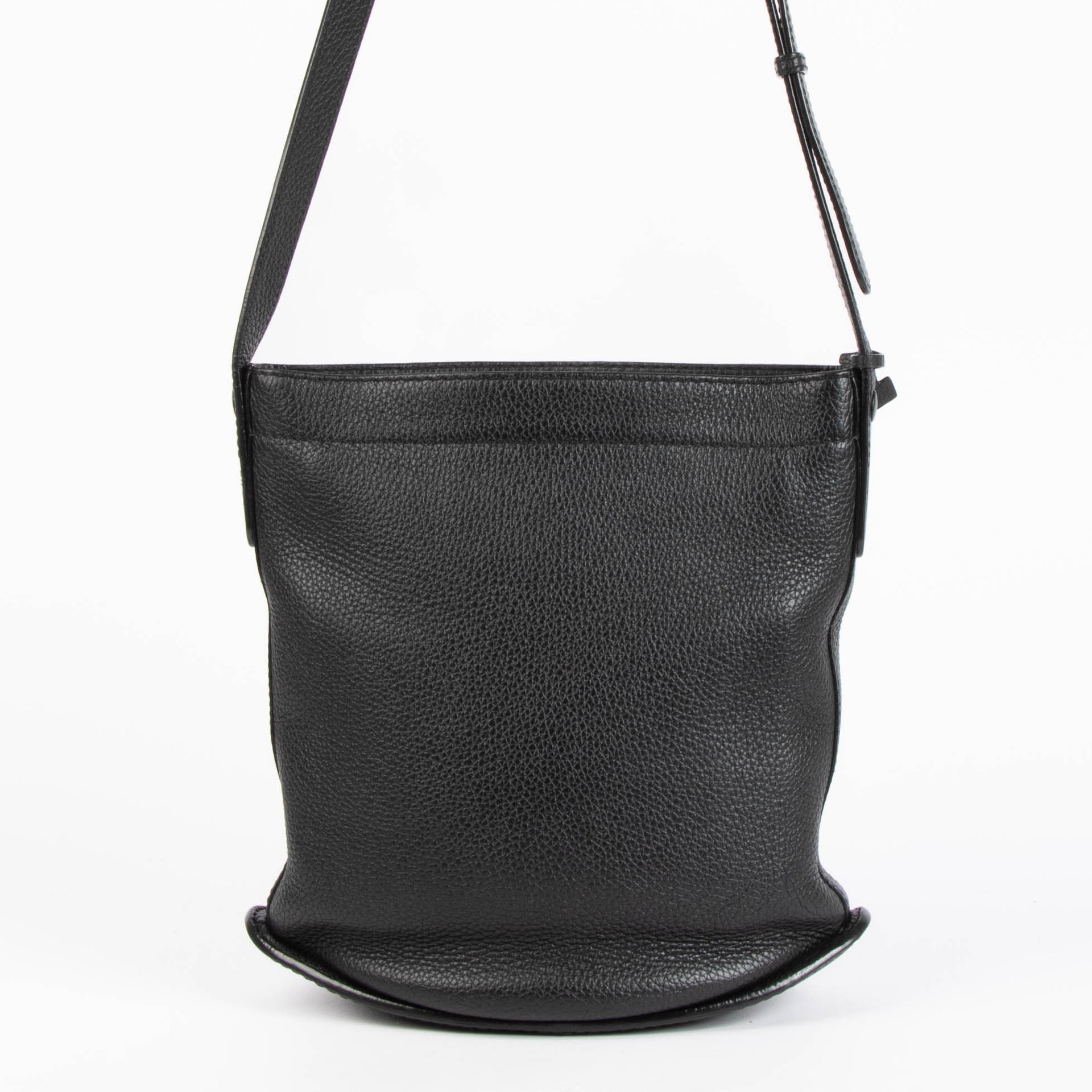 Delvaux Black Taurillon Soft Pin Daily Surpiqué bag