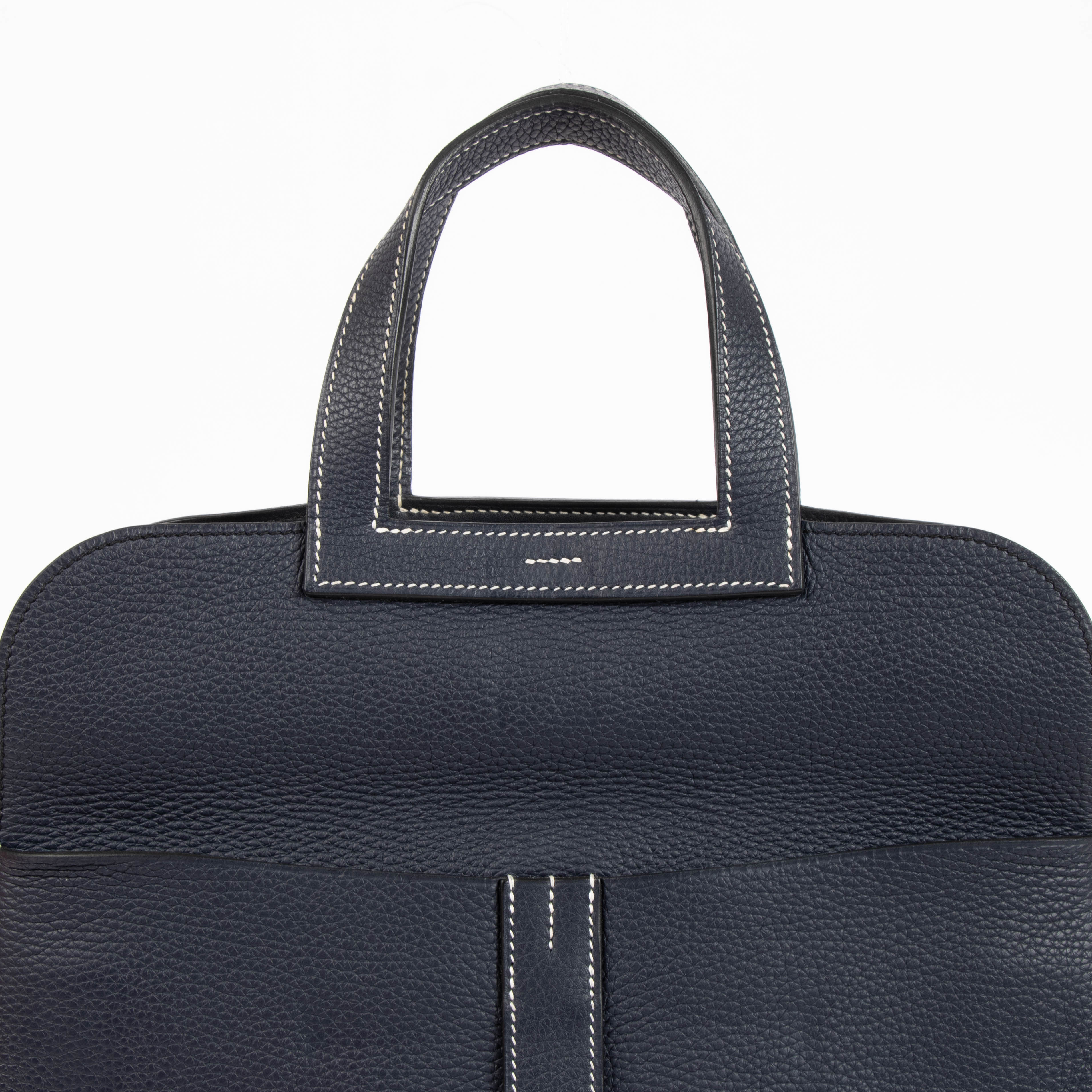 Hermes Halzan 31 Bleu Nuit Clemence PHW – Labellov