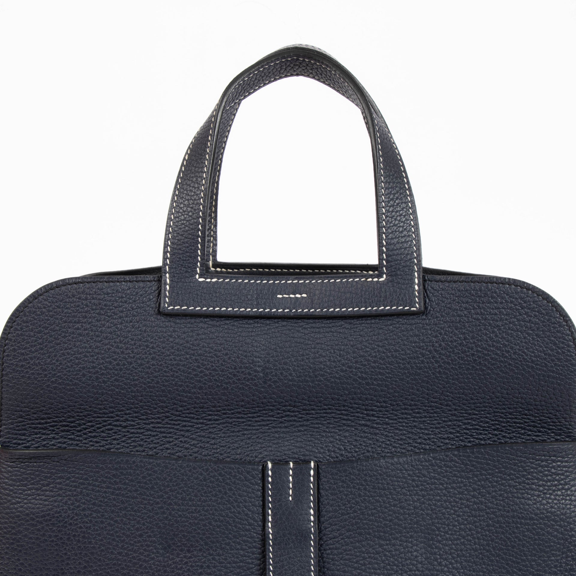 Hermes Halzan 31 Bleu Nuit Clemence PHW