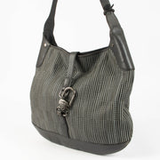 Shop the authentic Delvaux Grey Treille Bag with Clutch pre-loved on Labellov.com