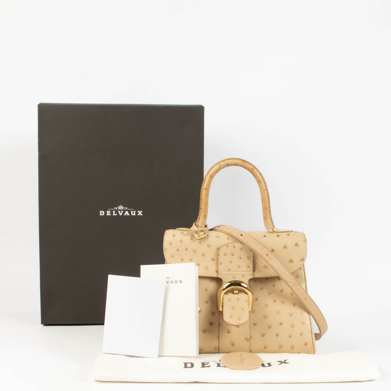Delvaux Orge Ostrich Brillant PM