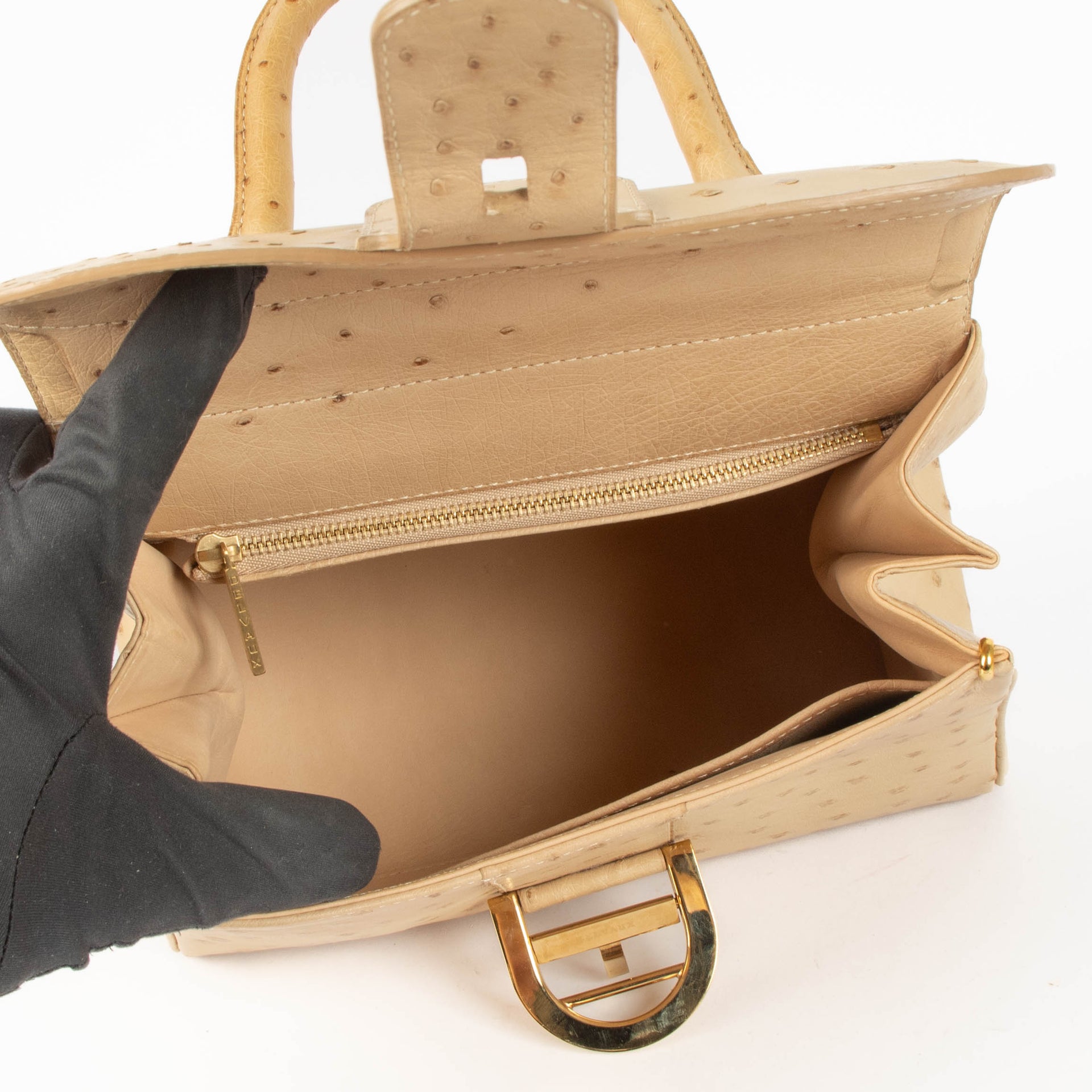 Delvaux Orge Ostrich Brillant PM