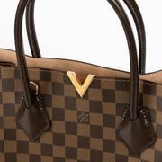 Shop the authentic Louis Vuitton Damier Ebene Kensington Top Handle Bag second hand on Labellov.com