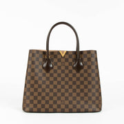 Shop the authentic Louis Vuitton Damier Ebene Kensington Top Handle Bag second hand on Labellov.com