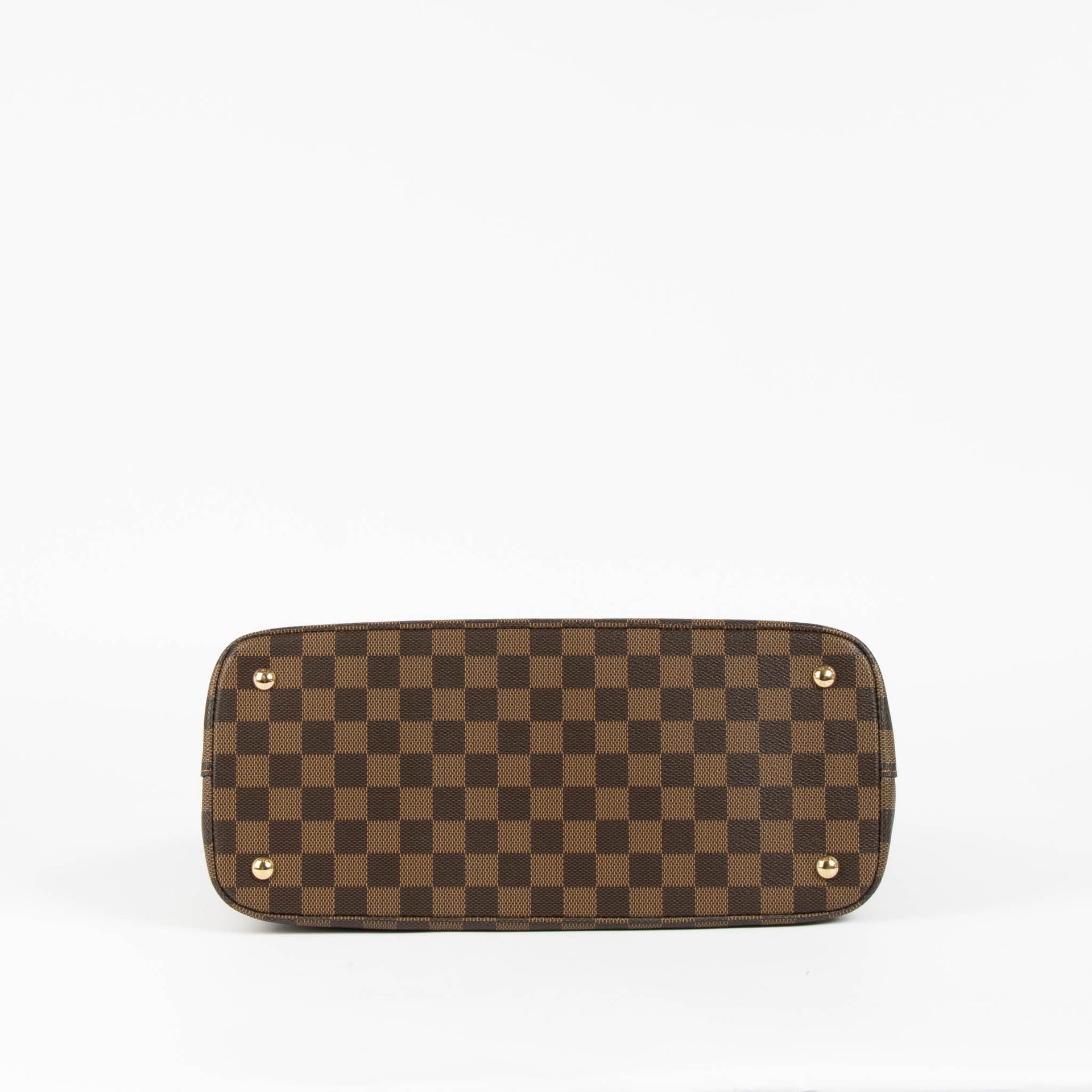 Shop the authentic Louis Vuitton Damier Ebene Kensington Top Handle Bag second hand on Labellov.com
