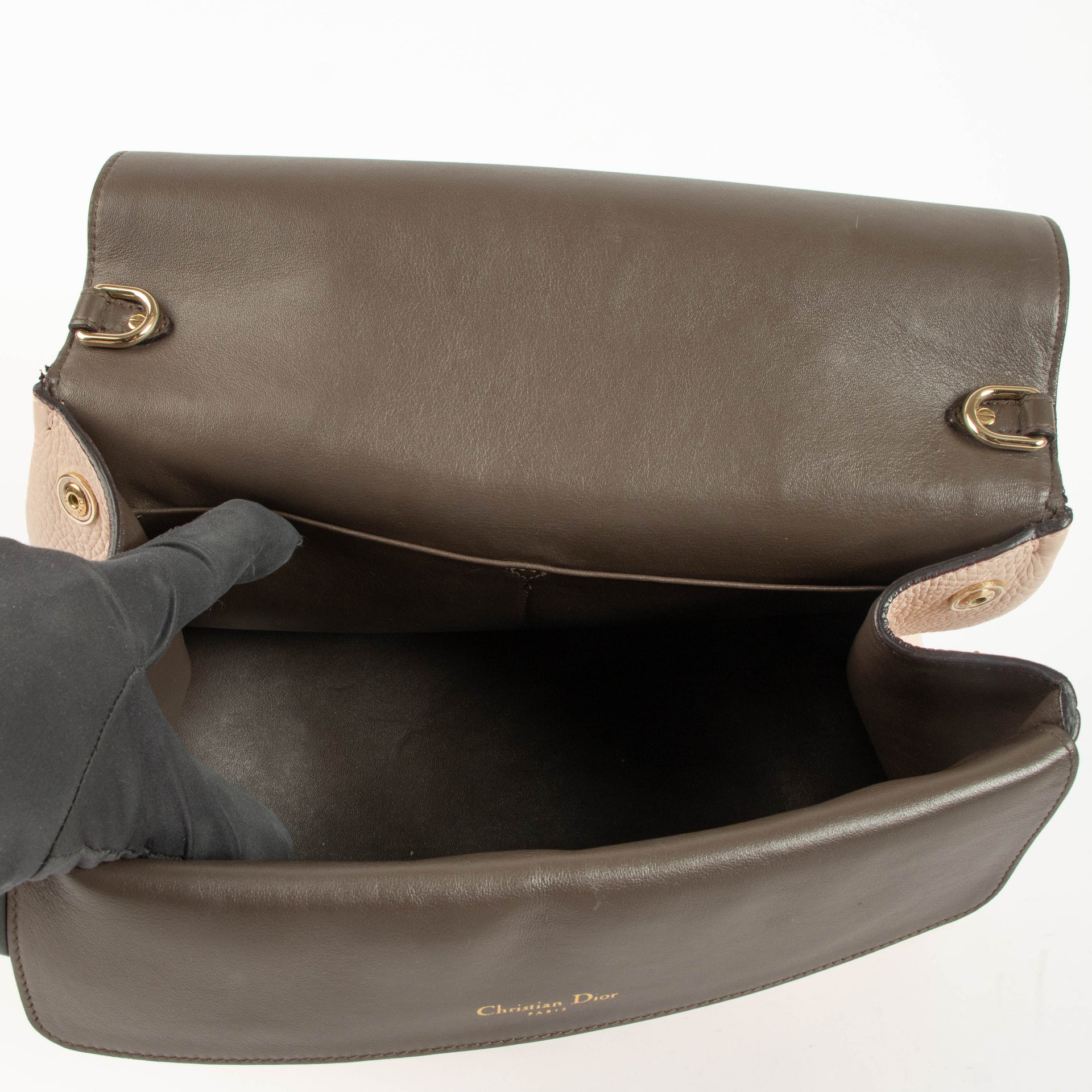 Christian Dior Pink Calfskin Medium BeDior bag