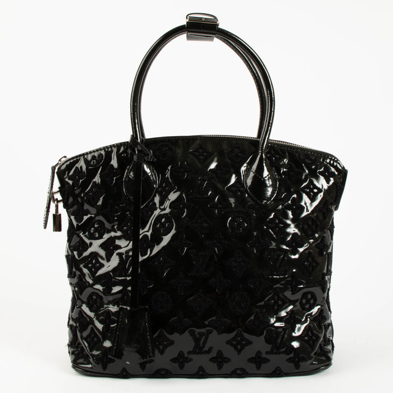 Louis Vuitton Black Monogram Vernis Fascination Lockit Bag