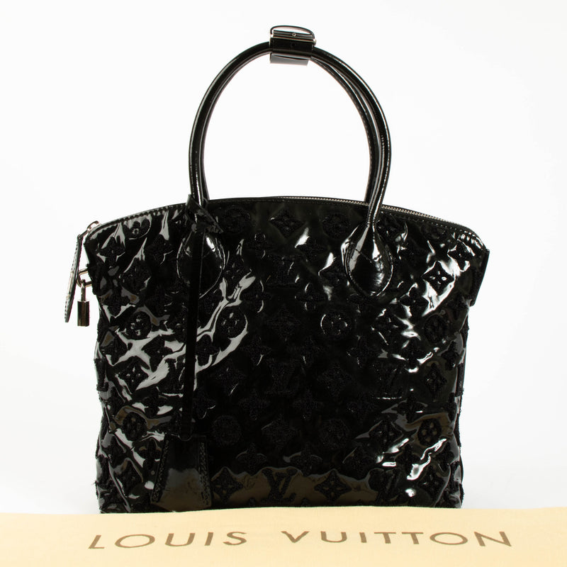 Louis Vuitton Black Monogram Vernis Fascination Lockit Bag