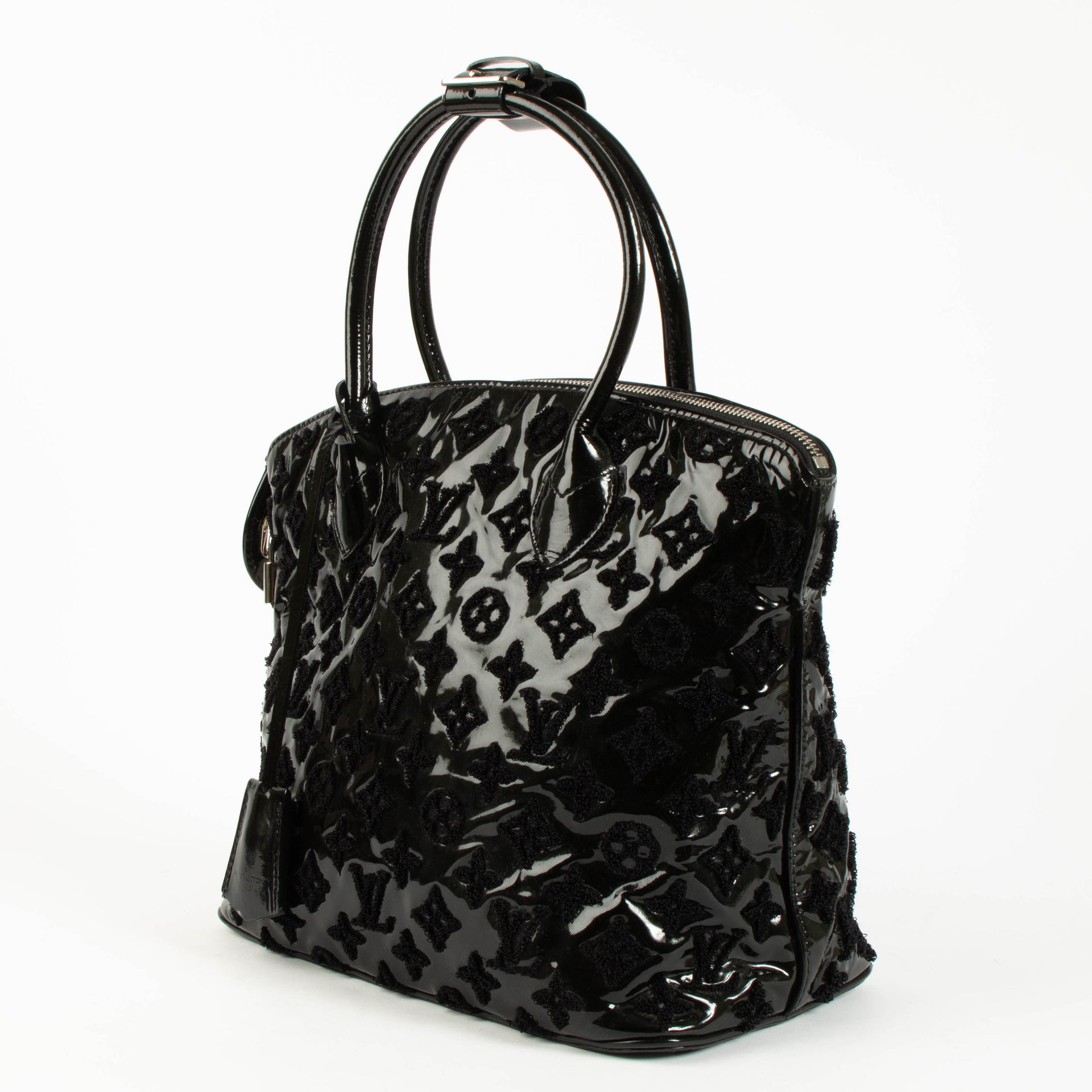 Louis Vuitton Black Monogram Vernis Fascination Lockit Bag