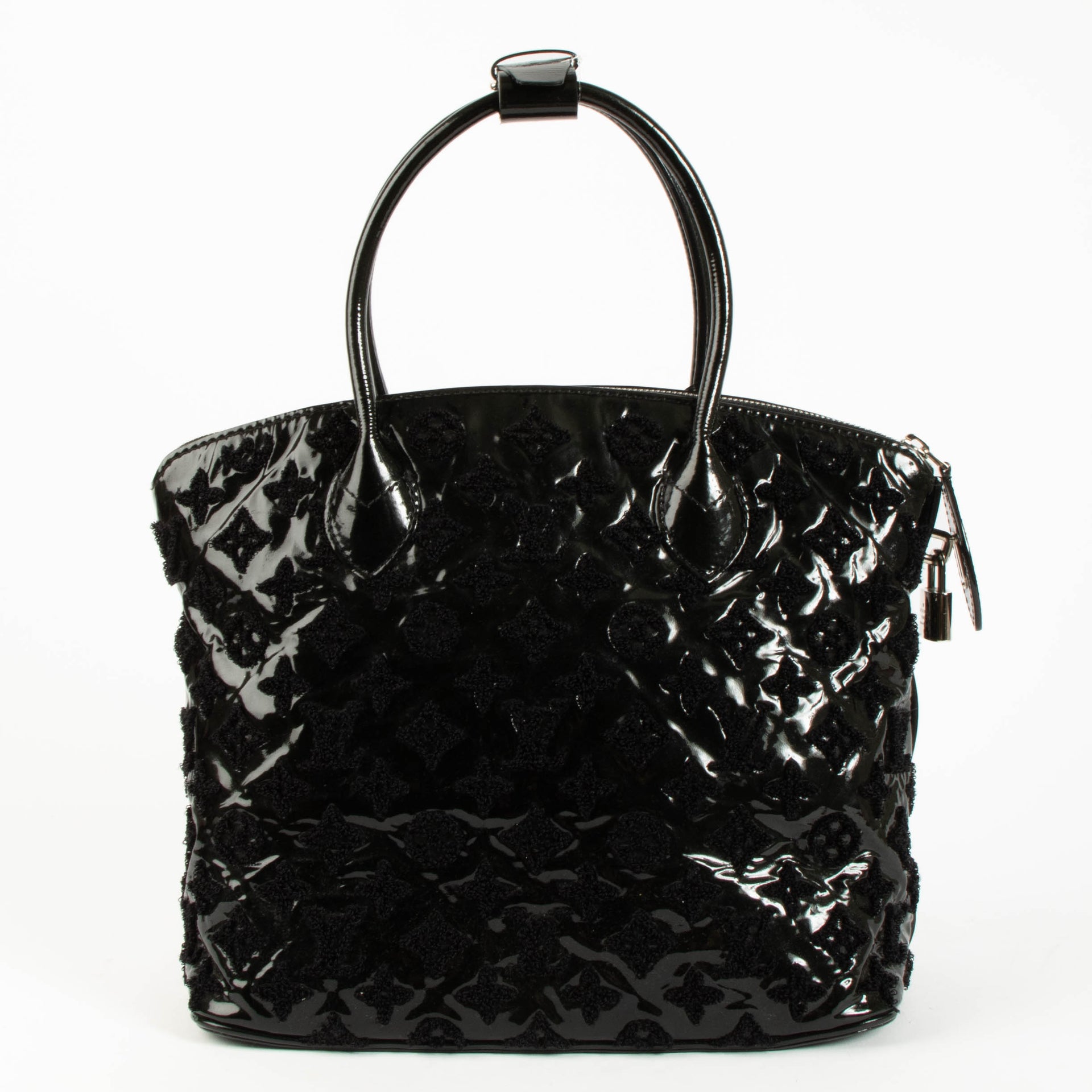 Louis Vuitton Black Monogram Vernis Fascination Lockit Bag