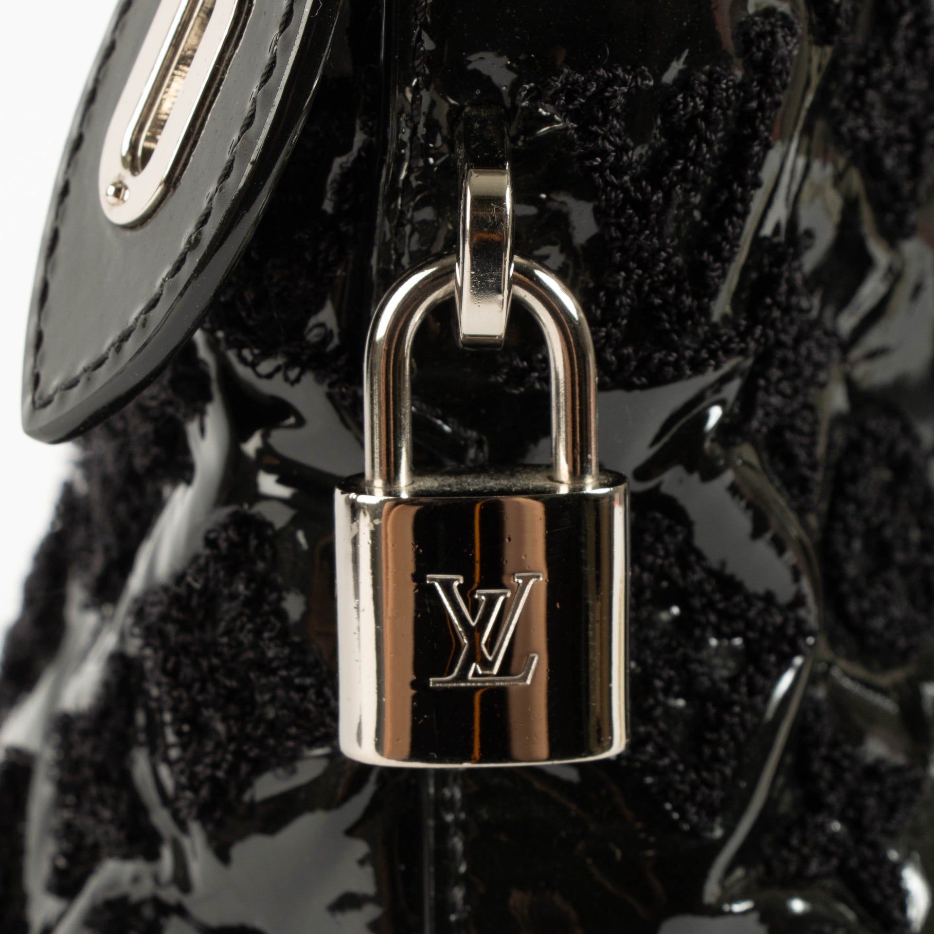 Louis Vuitton Black Monogram Vernis Fascination Lockit Bag