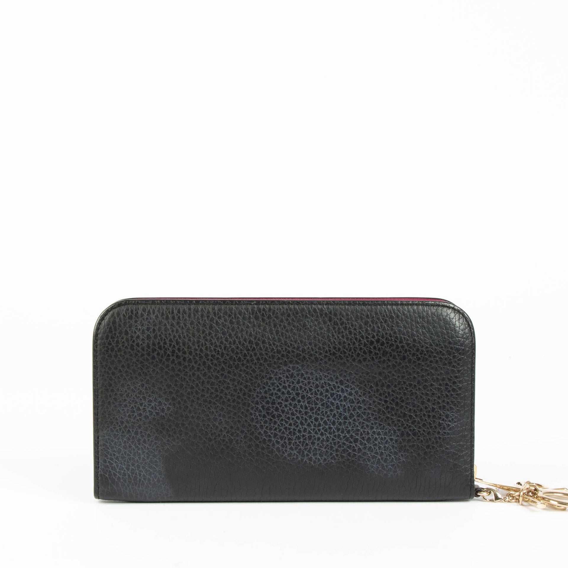 Christian Dior Zwarte Portemonnee