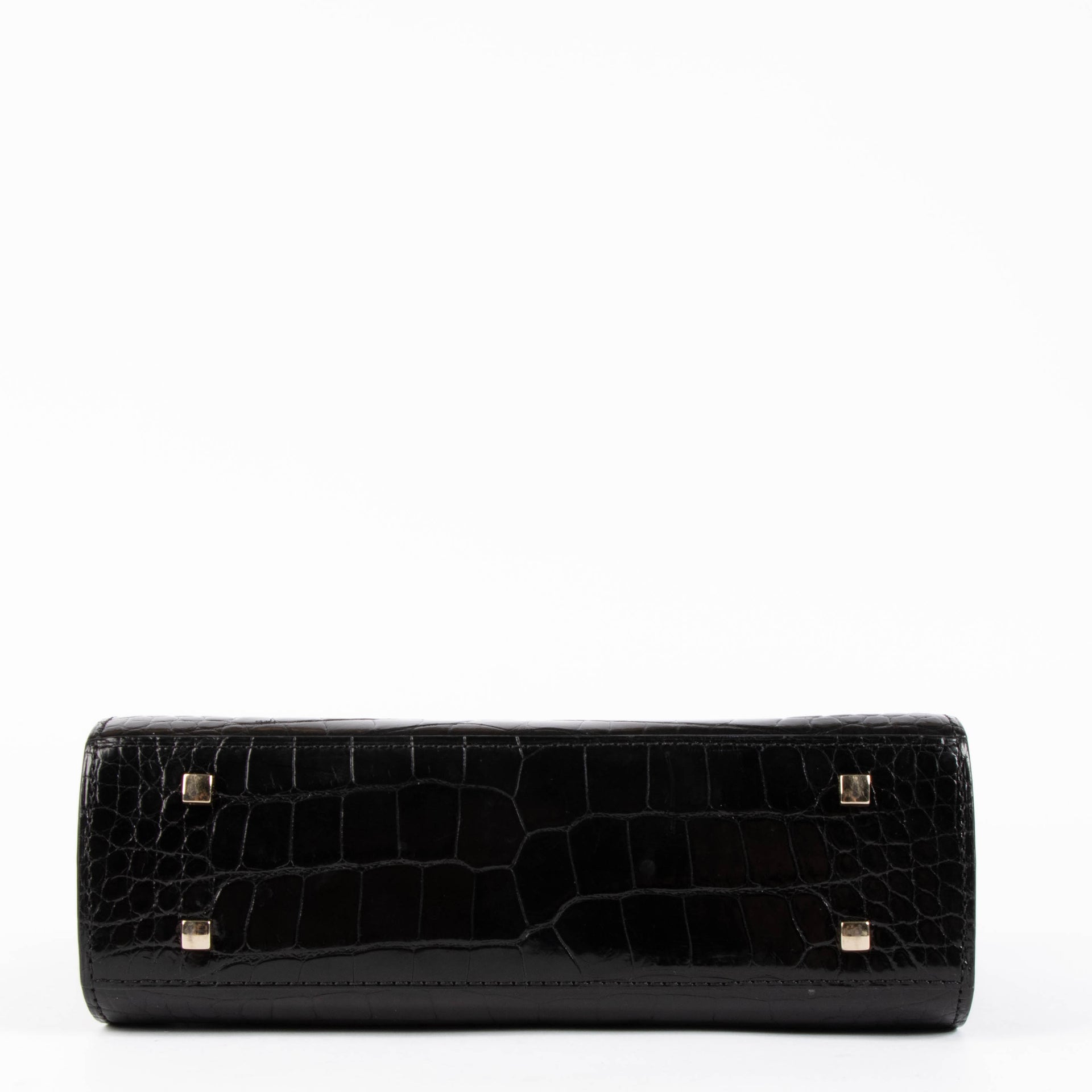Shop this 100% authentic Delvaux Tempête Black Shiny Alligator Mini Bag at Labellov.com
