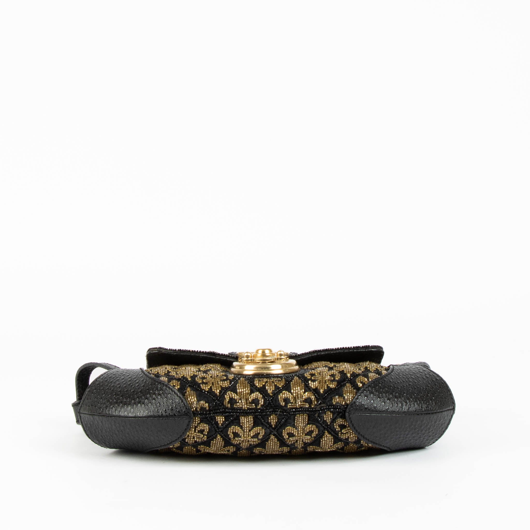 Fendi Black/Gold Ricami Strass Bag – Labellov