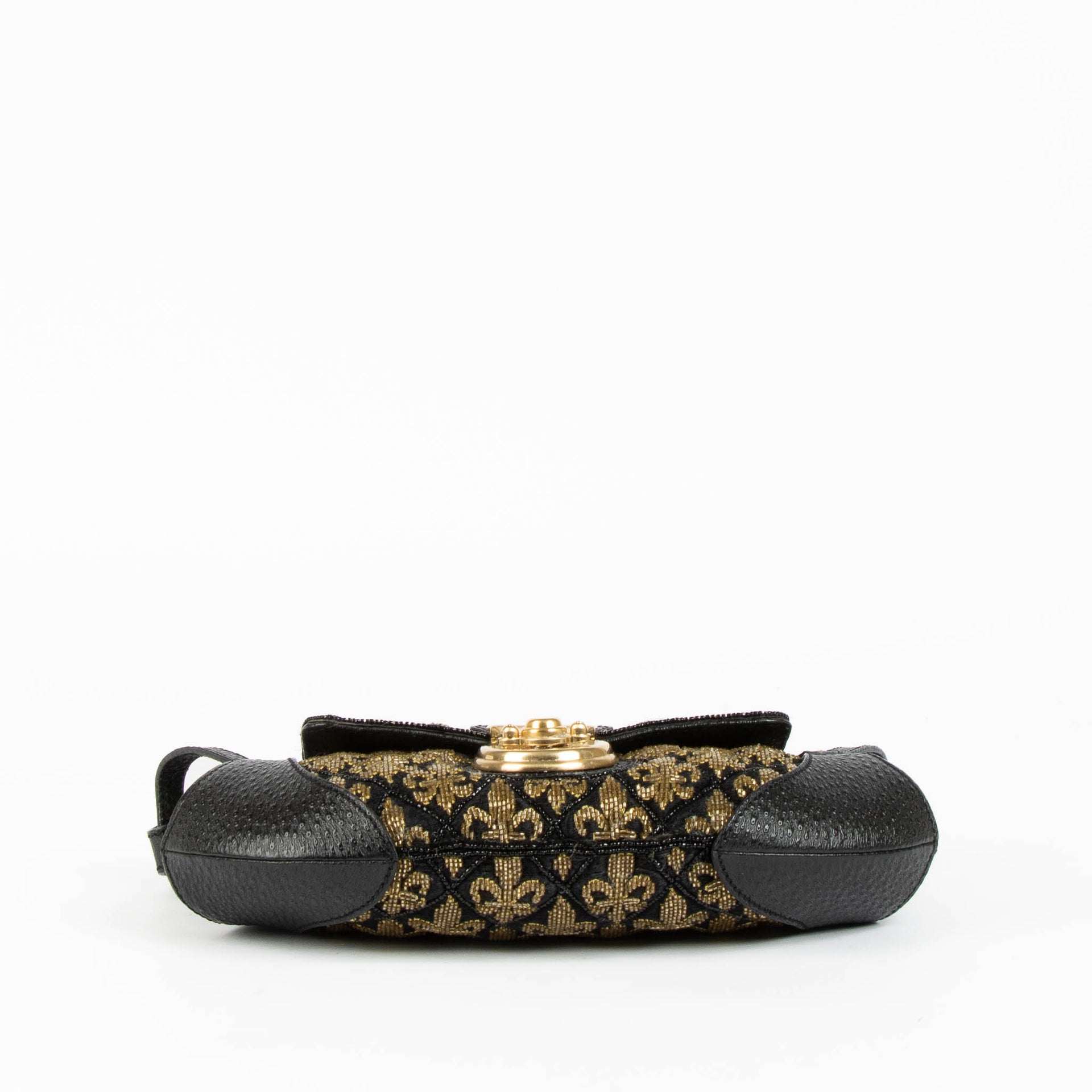 Shop this 100% authentic Fendi Black/Gold Ricami Strass Bag at Labellov.com