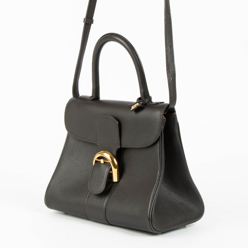 Shop this authentic Delvaux Chocolat Brillant PM bag pre-loved on Labellov.com 
