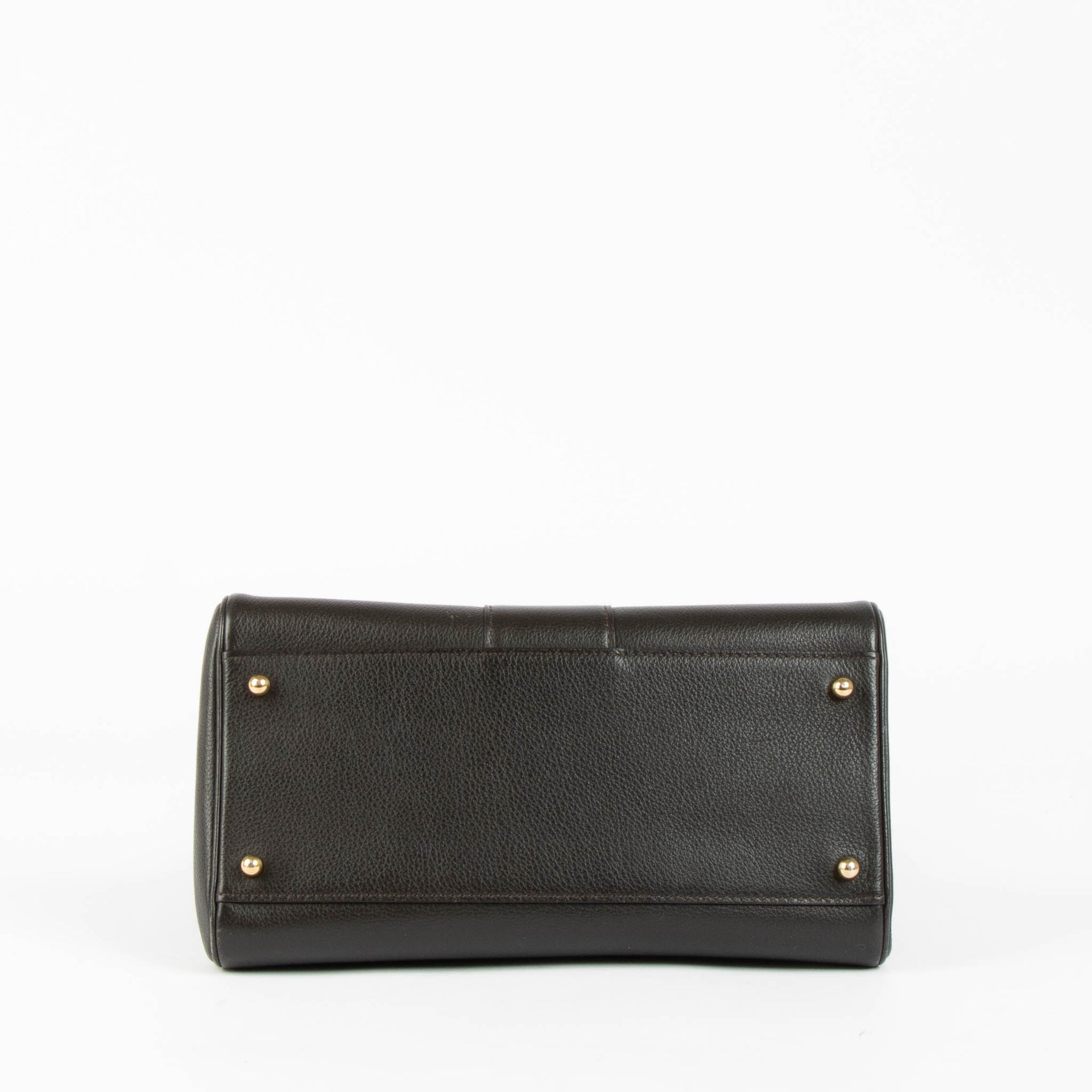 Shop this authentic Delvaux Chocolat Brillant PM bag pre-loved on Labellov.com 