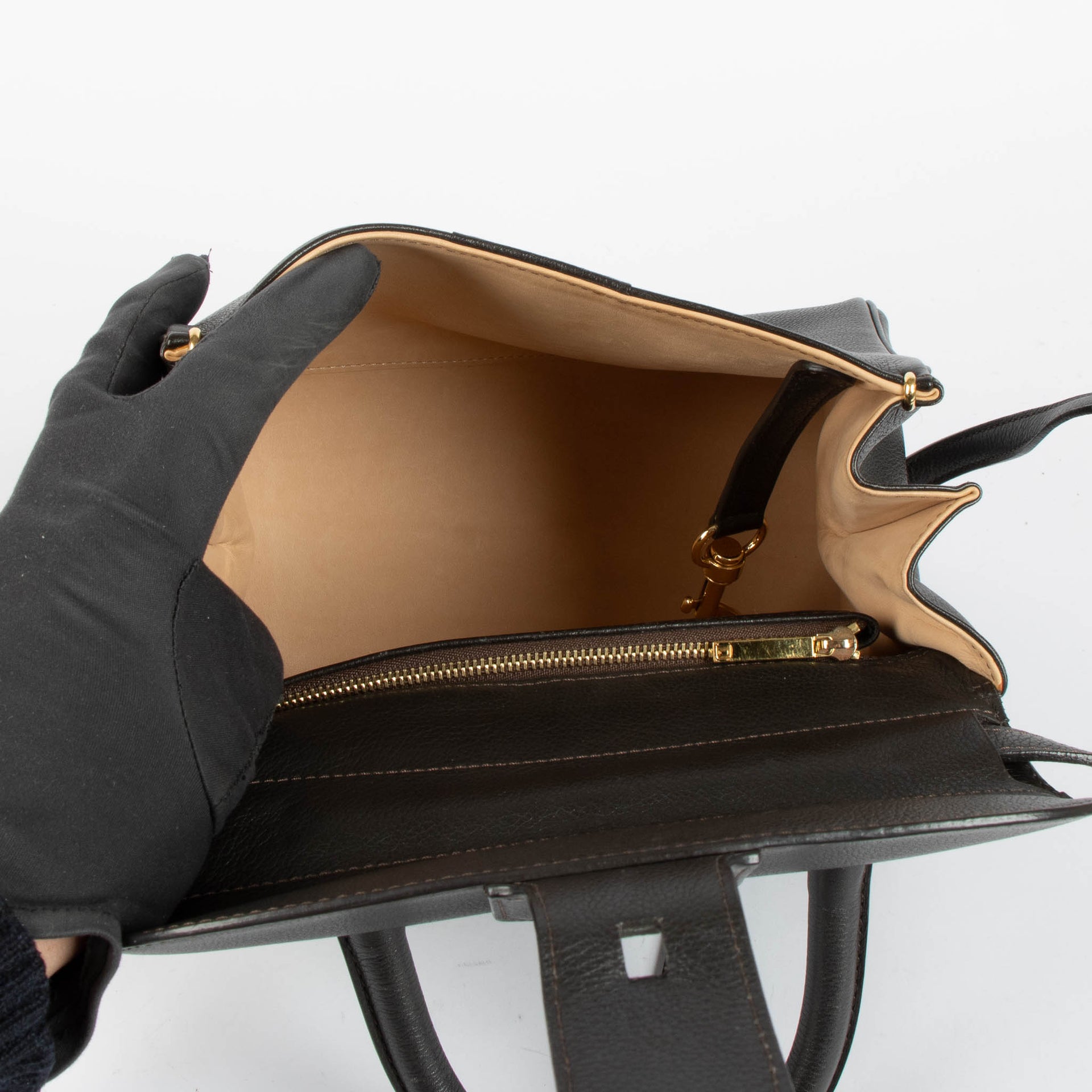 Shop this authentic Delvaux Chocolat Brillant PM bag pre-loved on Labellov.com 