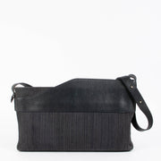 Shop this authentic delvaux blue toile de cuir long Shoulder bag pre-loved on Labellov.com