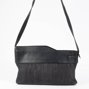 Shop this authentic delvaux blue toile de cuir long Shoulder bag pre-loved on Labellov.com