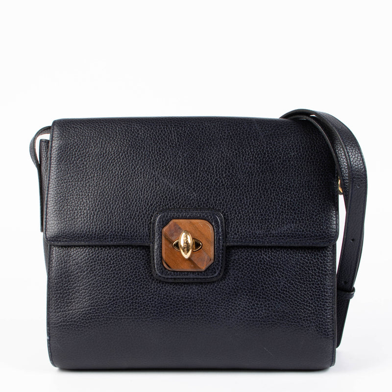 Shop this authentic Delvaux Blue Crossbody pre-loved on Labellov.com