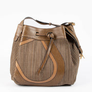 Shop this 100% authentic Delvaux Brown Toile de Cuir Shoulder Bag at Labellov.com