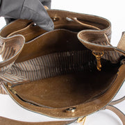Shop this 100% authentic Delvaux Brown Toile de Cuir Shoulder Bag at Labellov.com