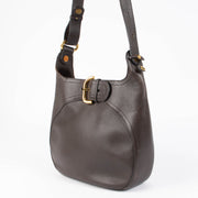Shop this 100% authentic Delvaux Brown Souverain Shoulder Bag at Labellov.com.