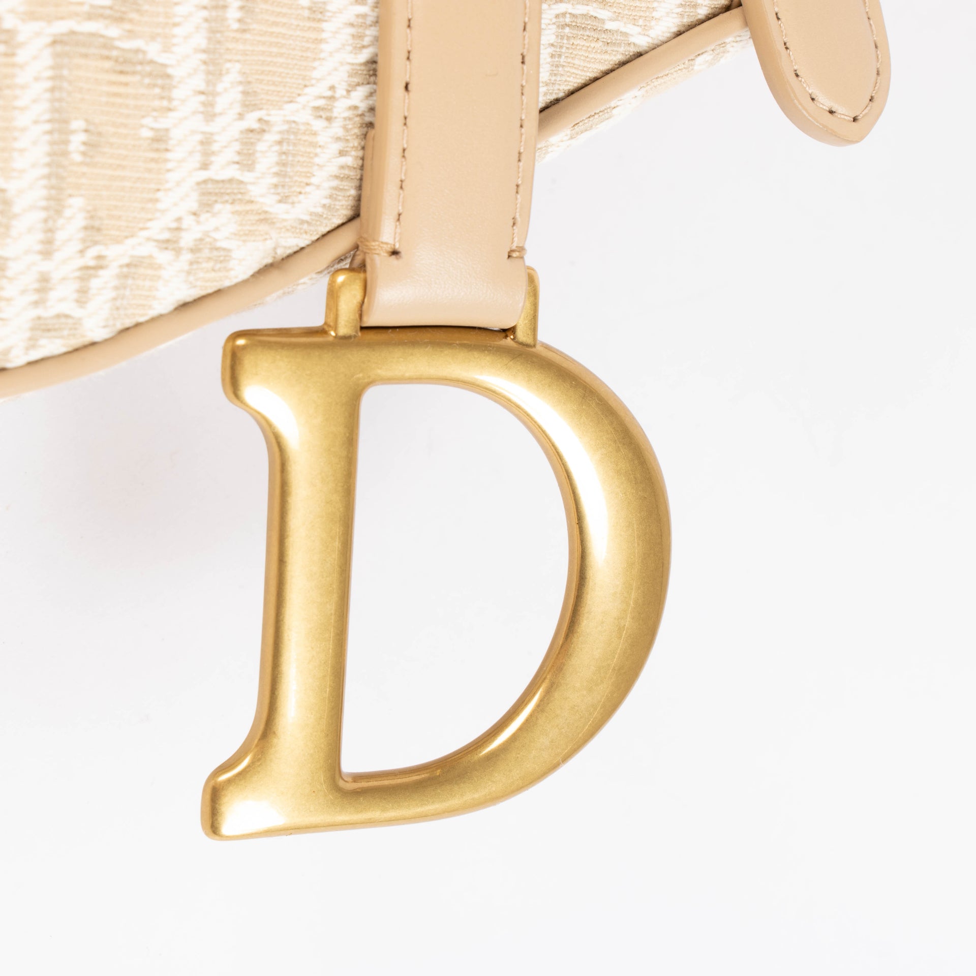 Christian Dior Oblique Canvas Saddle Bag