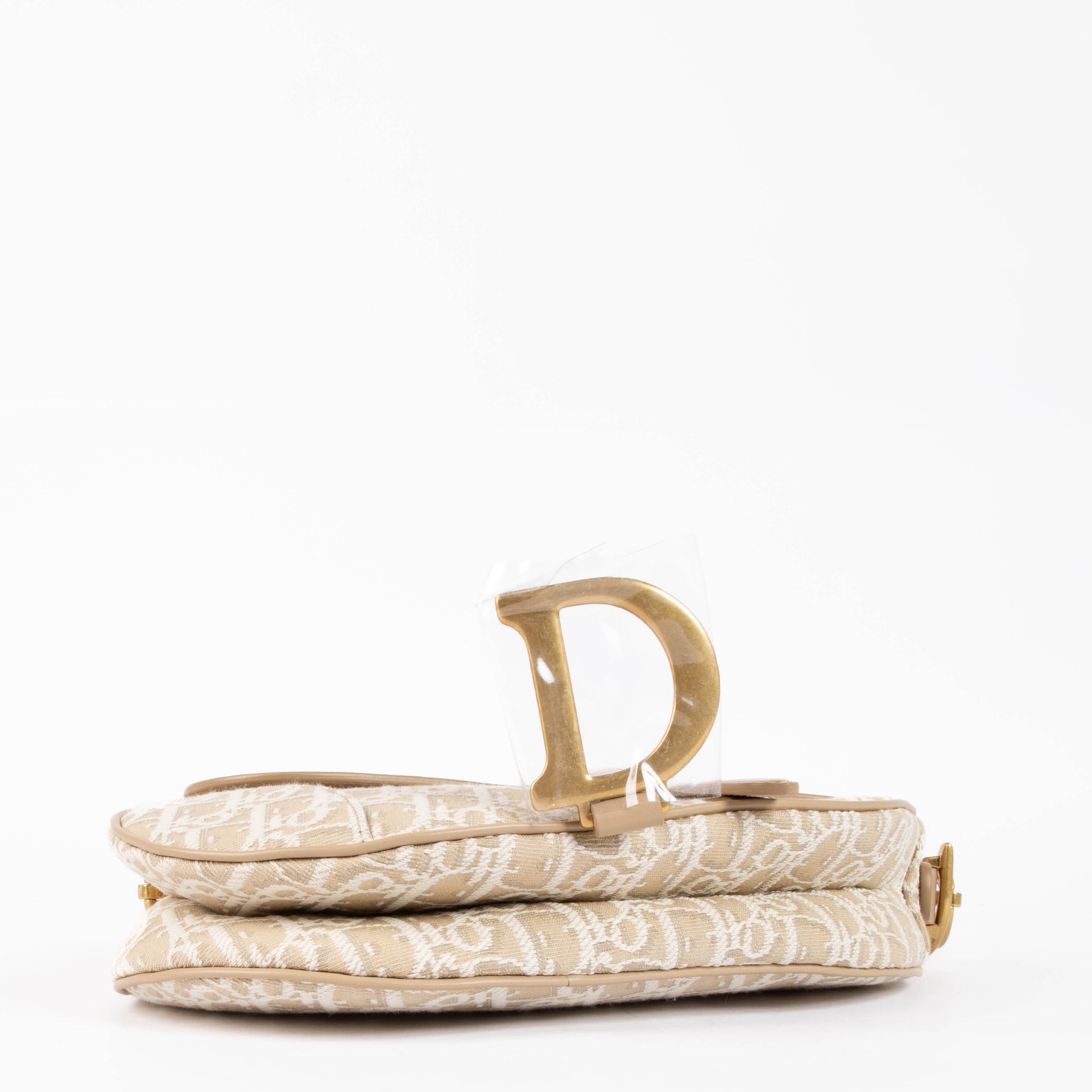 Christian Dior Oblique Canvas Saddle Bag