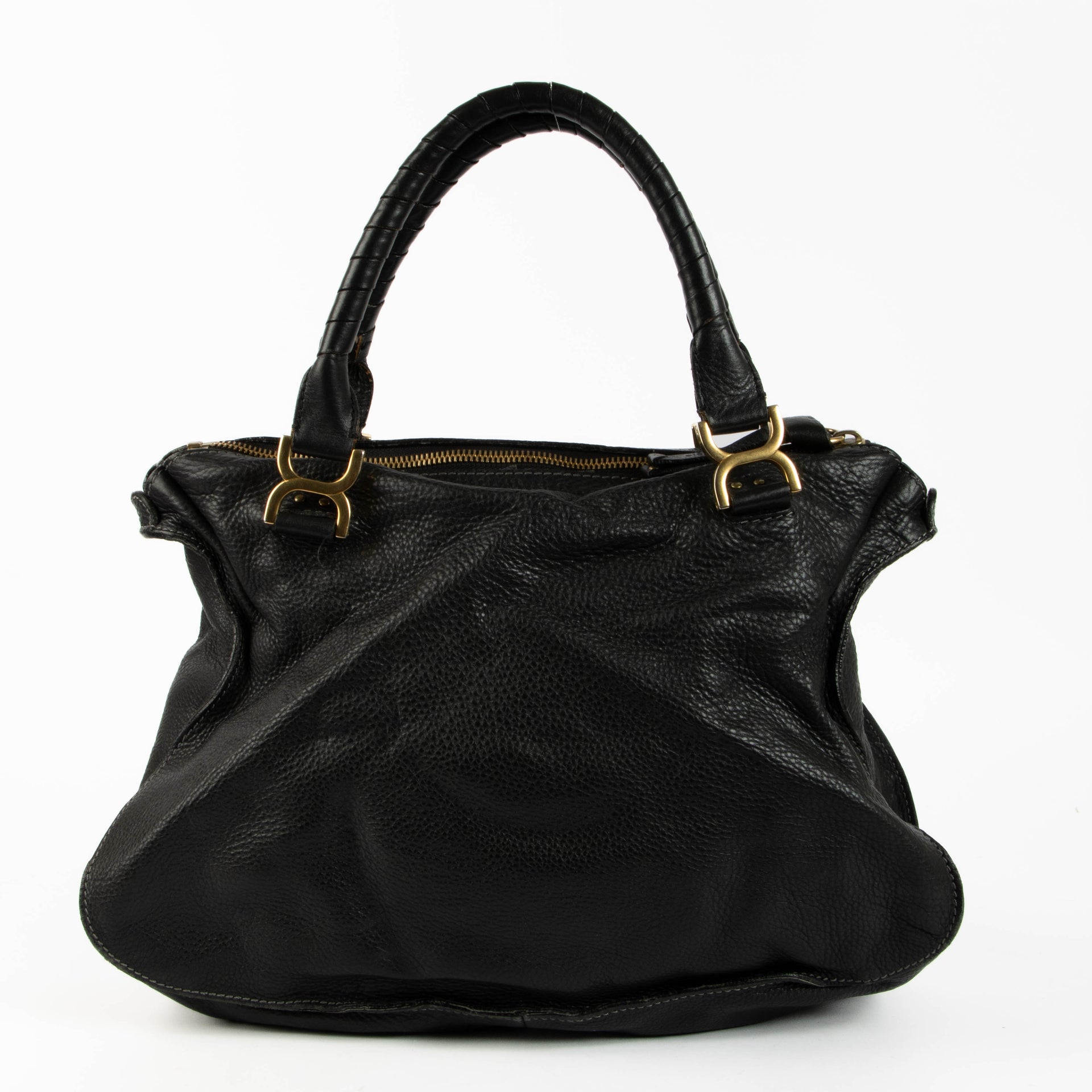 Shop this 100% authentic Chloé Black Medium Marcie Bag at Labellov.com
